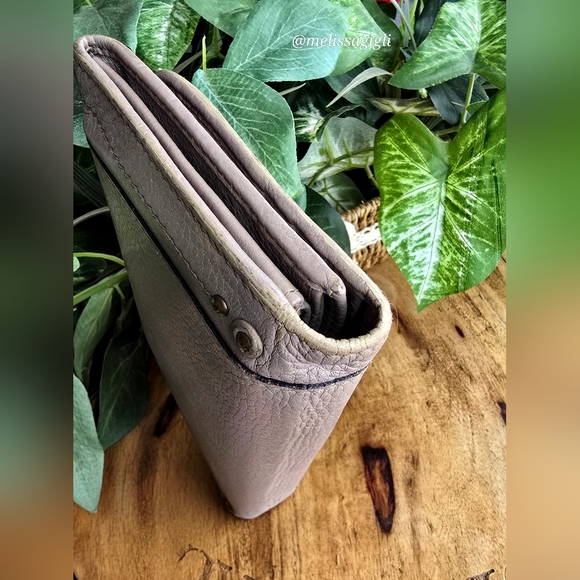 Chloé Paddington Taupe Lambskin Leather Long Wallet. - Picture 13 of 16